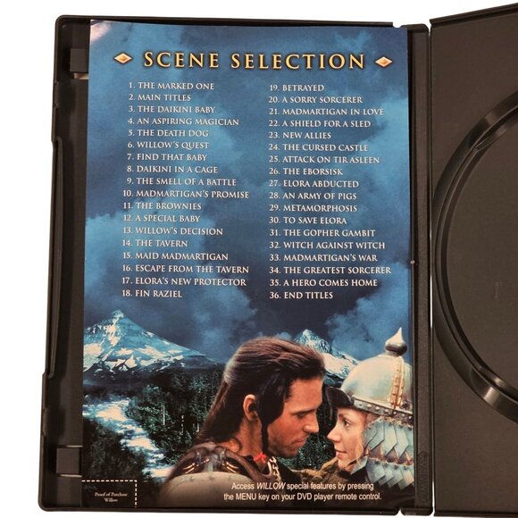 Willow Special Edition DVD Lucasfilm Val Kilmer Warwick Davis - Picture 6 of 7